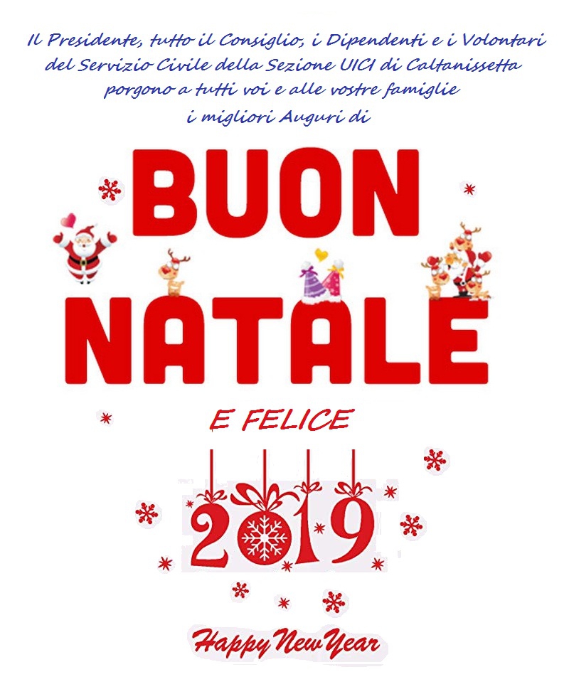 Buon Natale e felice anno nuovo!